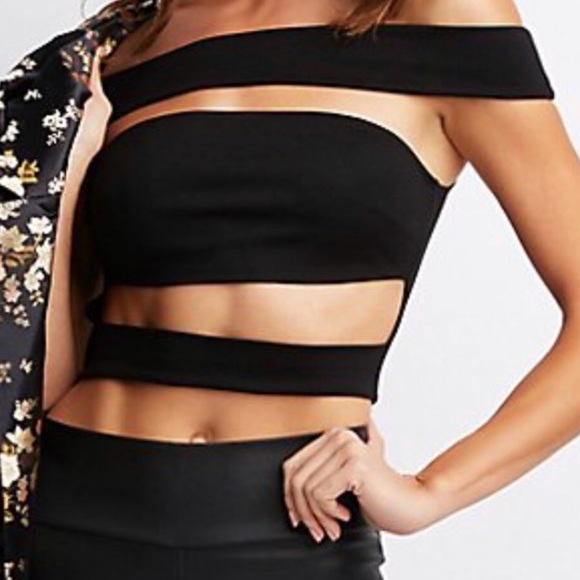 Charlotte Russe Tops - Charlotte Russe || Illusion off the shoulder top